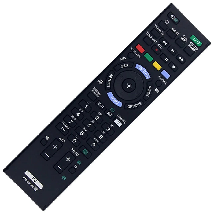RM-ED060 For Sony TV Infrared Remote Control Replacement Universal Compatible Smart Television Controller - Black - 4