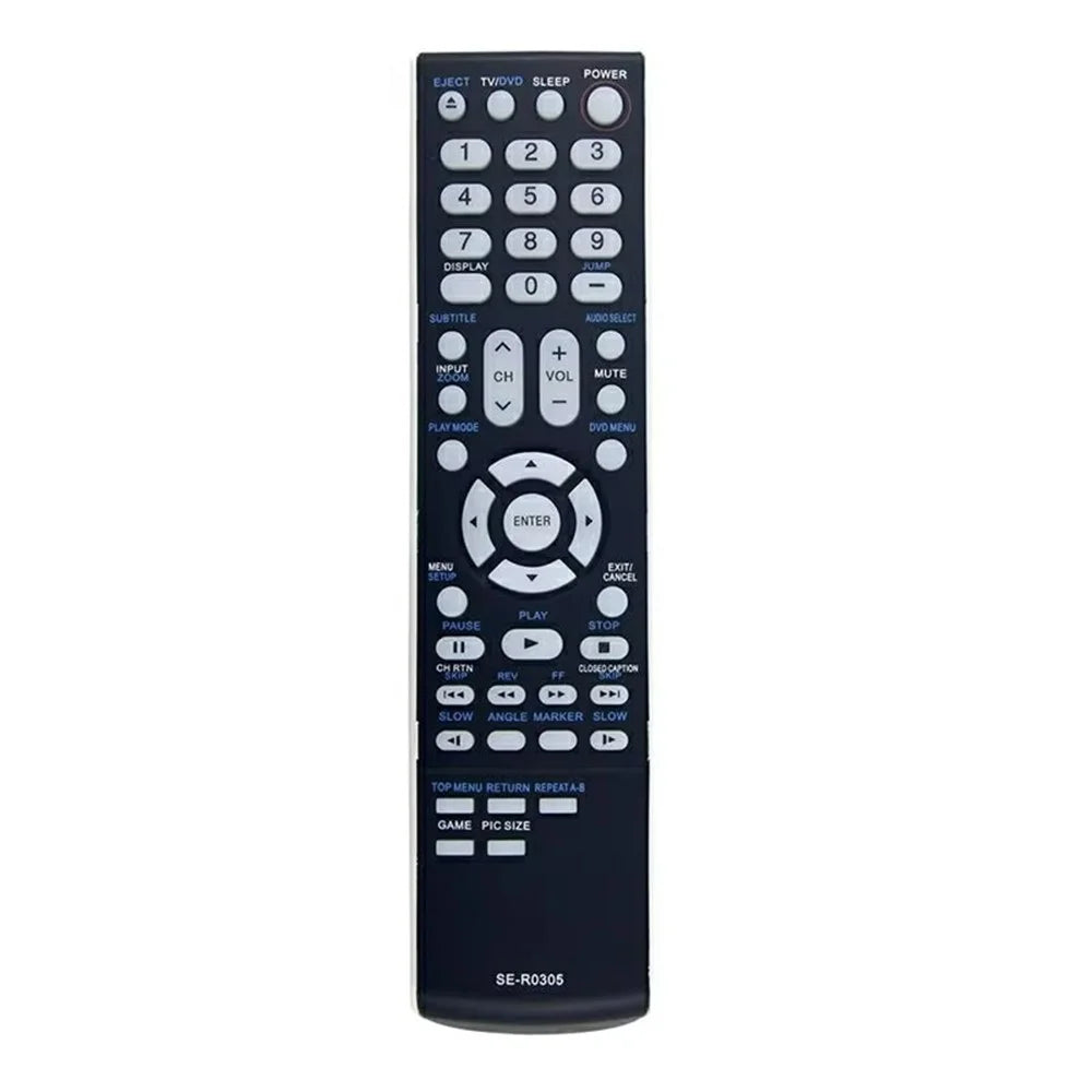 SE-R0305 For Toshiba DVD Amplifier Player Infrared Remote Control Replacement Controller - Black - 1