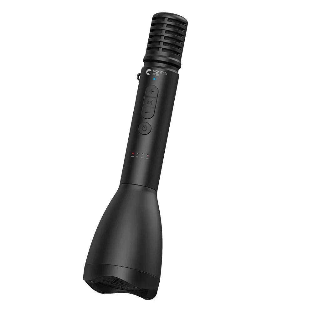 YANMAI Noise Reduction Wireless Handheld Microphone for Speech Teaching Voice Amplifier Mini Bluetooth-compatible Speaker - Black - 1