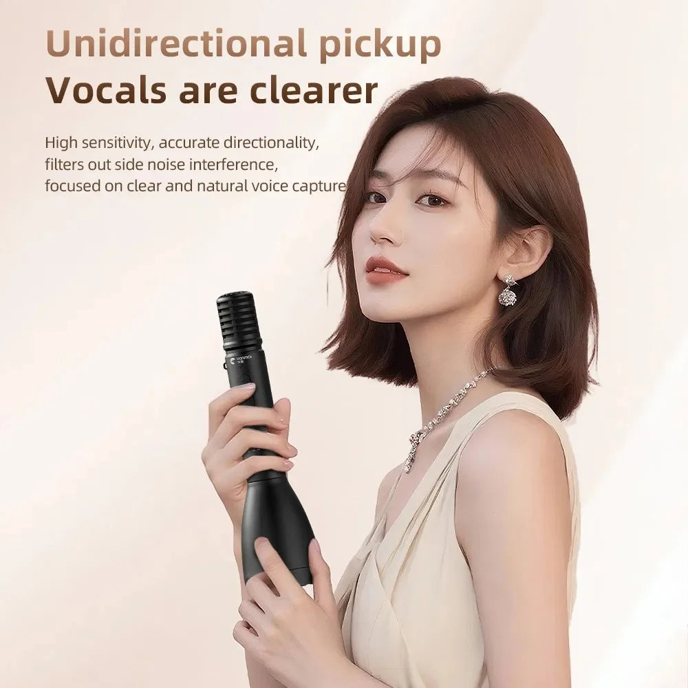 YANMAI Noise Reduction Wireless Handheld Microphone for Speech Teaching Voice Amplifier Mini Bluetooth-compatible Speaker - Black - 3
