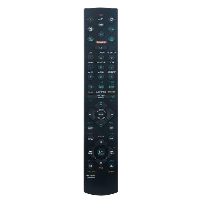 RAV206 For Yamaha AV Receiver Remote Control Replacement Infrared Control - Black - 1