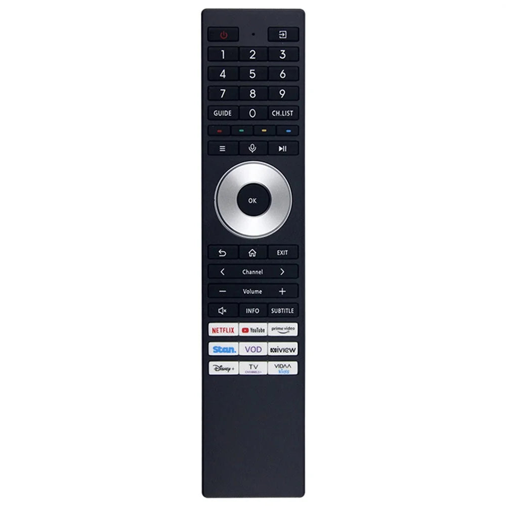 ERF3AE98T For Toshiba TV Remote Control 10m Range Infrared Controller (No Voice Function) - Black - 1