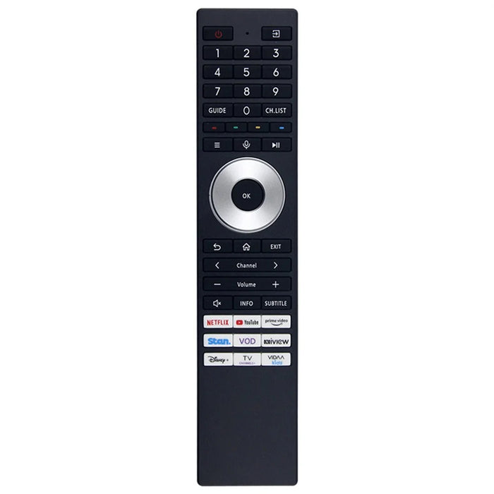 ERF3AE98T For Toshiba TV Remote Control 10m Range Infrared Controller (No Voice Function) - Black - 1