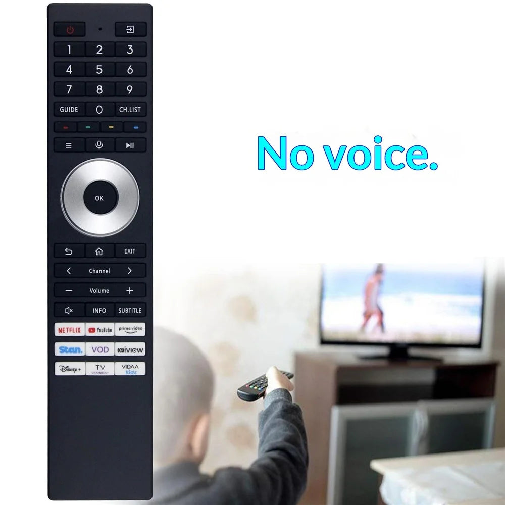 ERF3AE98T For Toshiba TV Remote Control 10m Range Infrared Controller (No Voice Function) - Black - 2