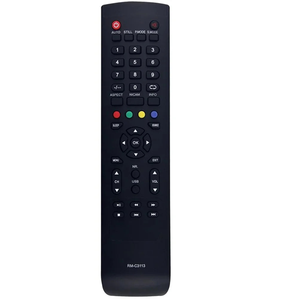RM-C3113 For JVC TV Infrared Remote Control Direct Use Plug and Play Controller - Black - 1