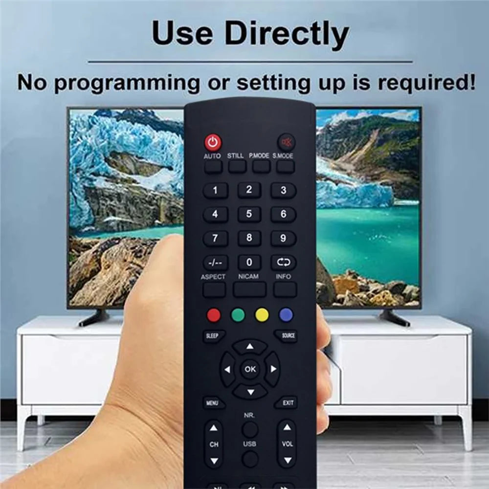 RM-C3113 For JVC TV Infrared Remote Control Direct Use Plug and Play Controller - Black - 5
