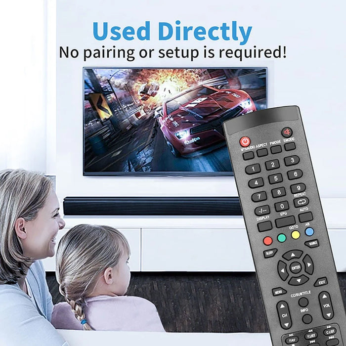 RM-C3195 For JVC TV Infrared Remote Control Direct Use Replacement Controller - Black - 5