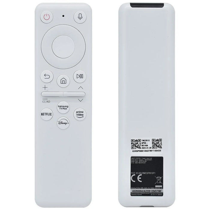 BP59-00149A For Samsung TV Remote Control Rechargeable Voice Infrared Controller - White - 1