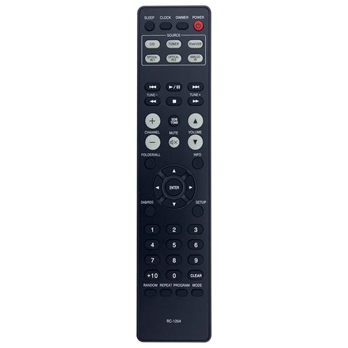 RC-1204 For Denon Amplifier Remote Control Replacement 1-10m Range - Black - 1