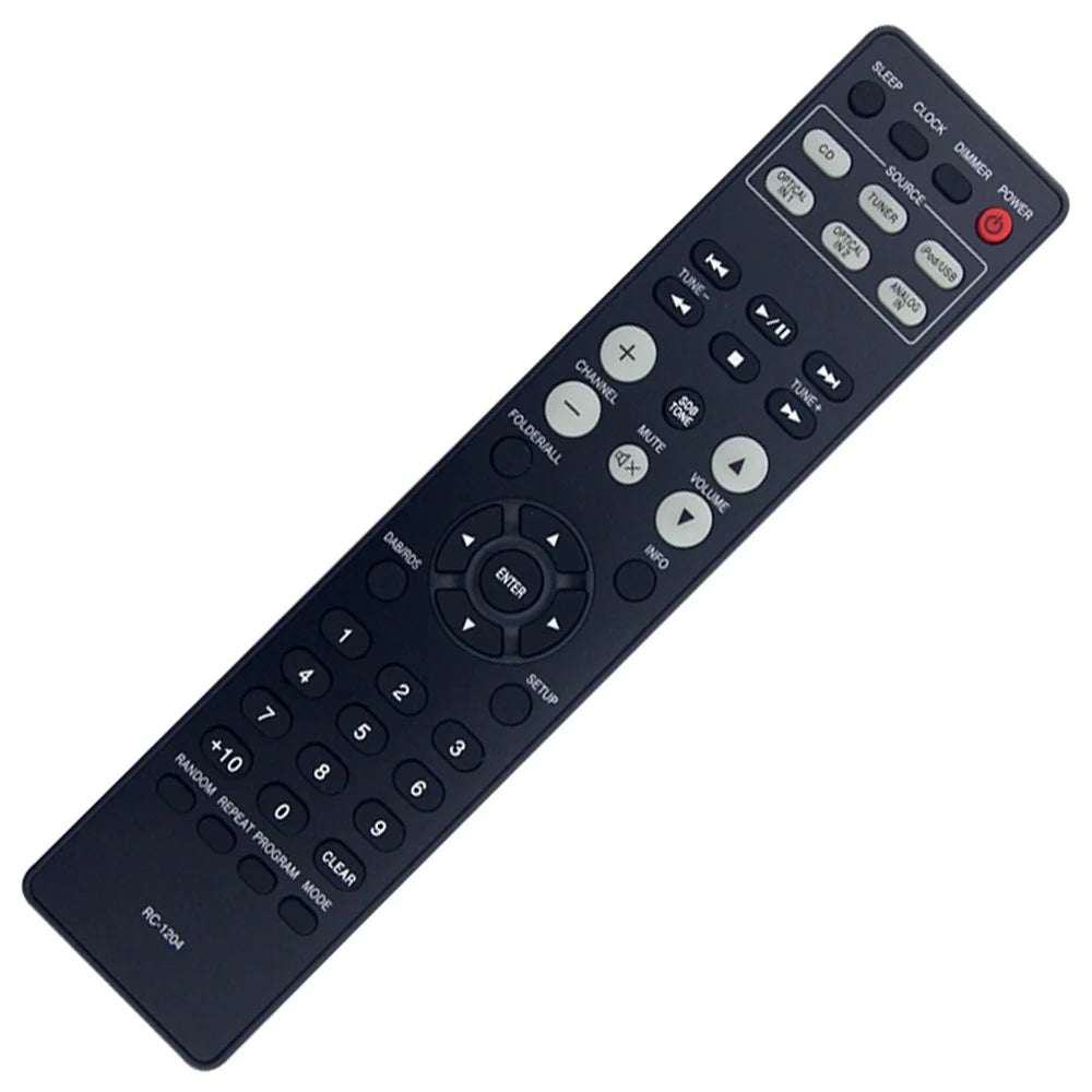 RC-1204 For Denon Amplifier Remote Control Replacement 1-10m Range - Black - 4
