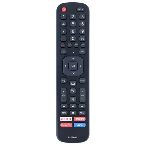 ERF2A60 For Hisense 4K Remote Control Replacement ABS Controller, No Voice Function - Black - 1