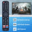 ERF2A60 For Hisense 4K Remote Control Replacement ABS Controller, No Voice Function - Black - 3