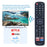 ERF2A60 For Hisense 4K Remote Control Replacement ABS Controller, No Voice Function - Black - 4