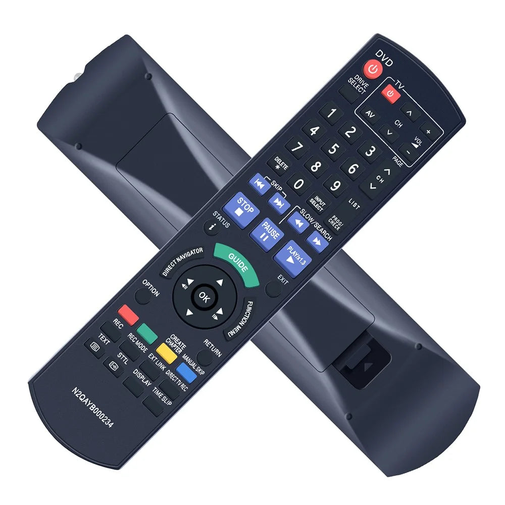 N2QAYB000234 For Panasonic Blu-ray DVD Player Remote Control IR Controller 10m Range - Black - 4