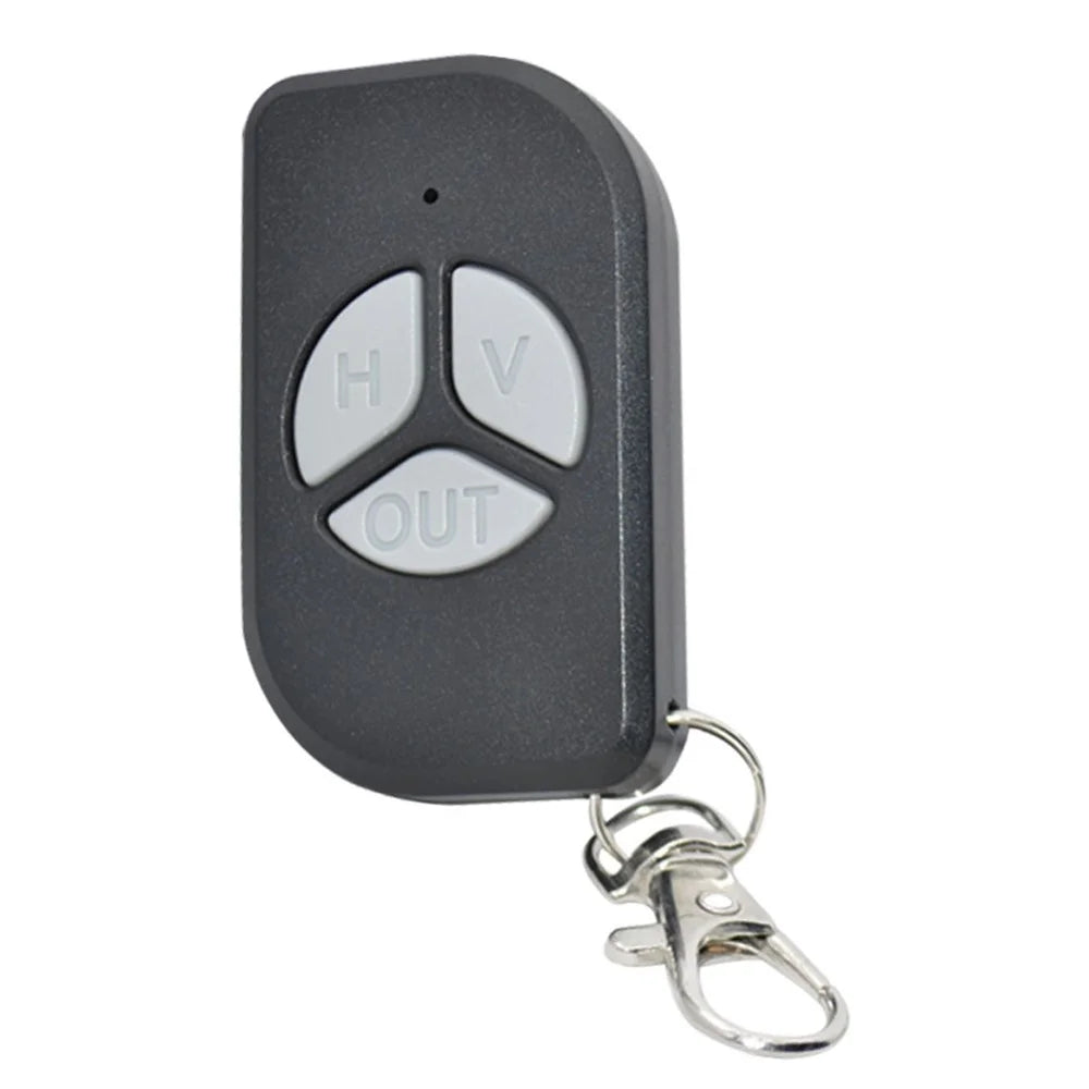 For Rossi & Peccinin DZ 3  /  DZ 4  /  DZ Nano Turbo  /  DZ 3 Turbo  /  DZ 4 Turbo 433MHz Garage Door Remote Control Rolling Code 3 Button 50-100M Range Remote Controller Transmitter - Black - 1