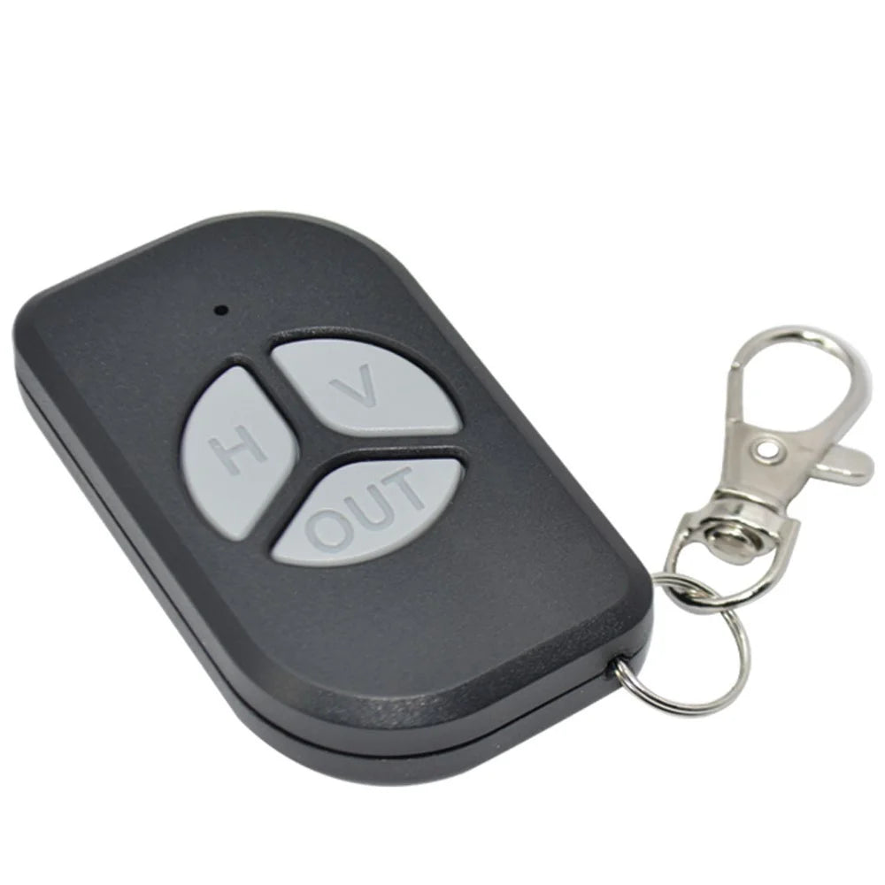 For Rossi & Peccinin DZ 3  /  DZ 4  /  DZ Nano Turbo  /  DZ 3 Turbo  /  DZ 4 Turbo 433MHz Garage Door Remote Control Rolling Code 3 Button 50-100M Range Remote Controller Transmitter - Black - 5