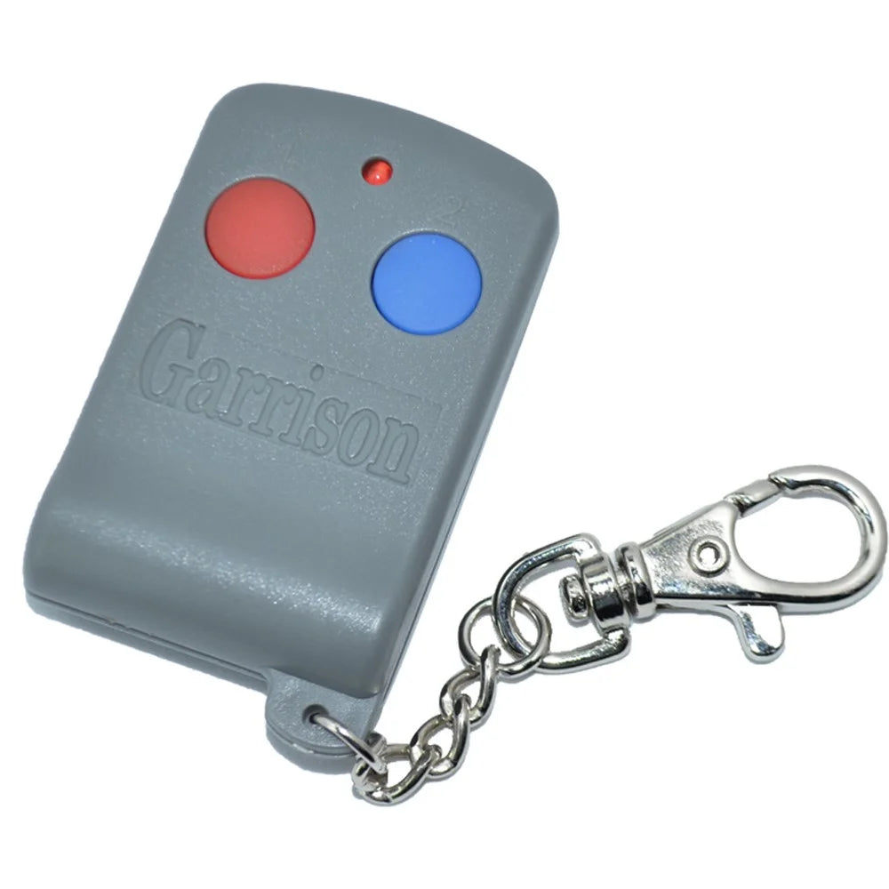For Garrison Garage Door Automatic Gate Remote Control 433MHz 2-Button Wireless Transmitter Opener Controller - Grey - 2