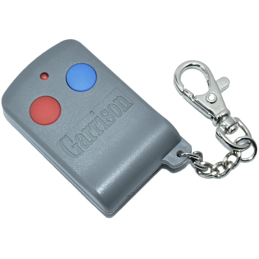 For Garrison Garage Door Automatic Gate Remote Control 433MHz 2-Button Wireless Transmitter Opener Controller - Grey - 3