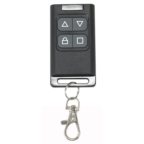 433MHz 4 Button Copy Remote Control Key Dual Channel Garage Door Smart Home Cloning Remote Controller - Black Grey  /  Up and Down - 1