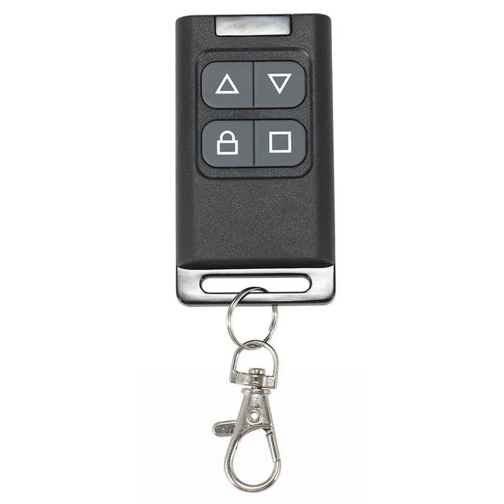 433MHz 4 Button Copy Remote Control Key Dual Channel Garage Door Smart Home Cloning Remote Controller - Black Grey  /  Up and Down - 1