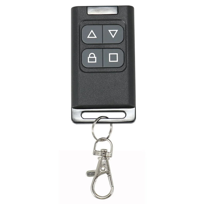433MHz 4 Button Copy Remote Control Key Dual Channel Garage Door Smart Home Cloning Remote Controller - Black Grey  /  Up and Down - 1