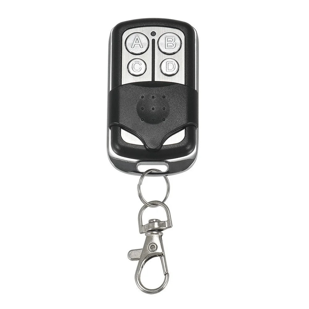 433MHz Universal Remote Control 4 Button Metal Wireless Copy Garage Door Remote Controller for Gate Opener Rolling Door - 1