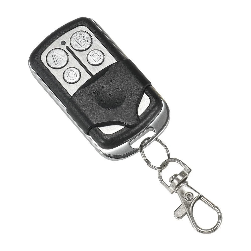 433MHz Universal Remote Control 4 Button Metal Wireless Copy Garage Door Remote Controller for Gate Opener Rolling Door - 2