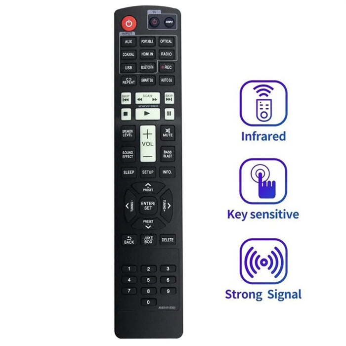 AKB74115301 Remote Control for LG Blu-ray DVD Player Infrared Wireless Controller - 2