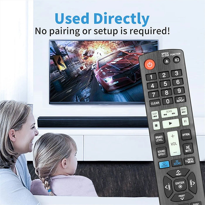 AKB73635402 Remote Control for LG Blu-ray DVD Player 10m Range Infrared Controller Replacement - 3