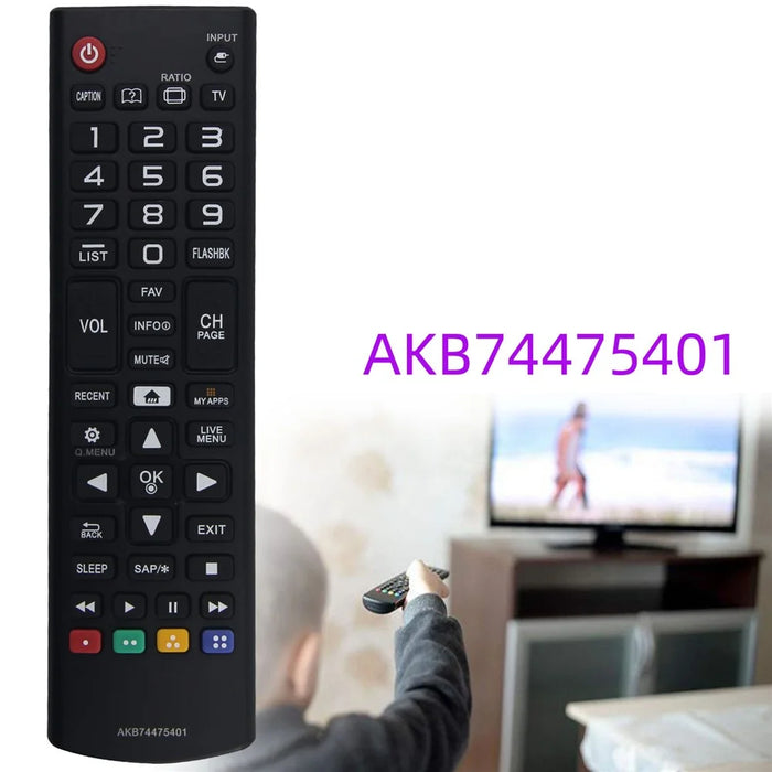 AKB74475401 Remote Control for LG TV Infrared Ergonomic Wireless Replacement Handheld Controller - 3