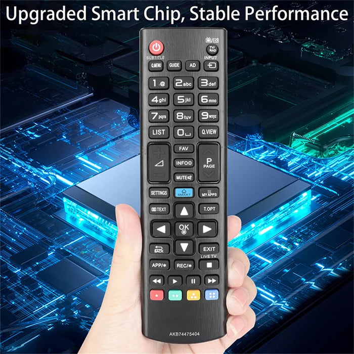 AKB74475404 Remote Control for LG TV Long Distance Infrared Ergonomic Wireless Replacement Handheld Controller - 2