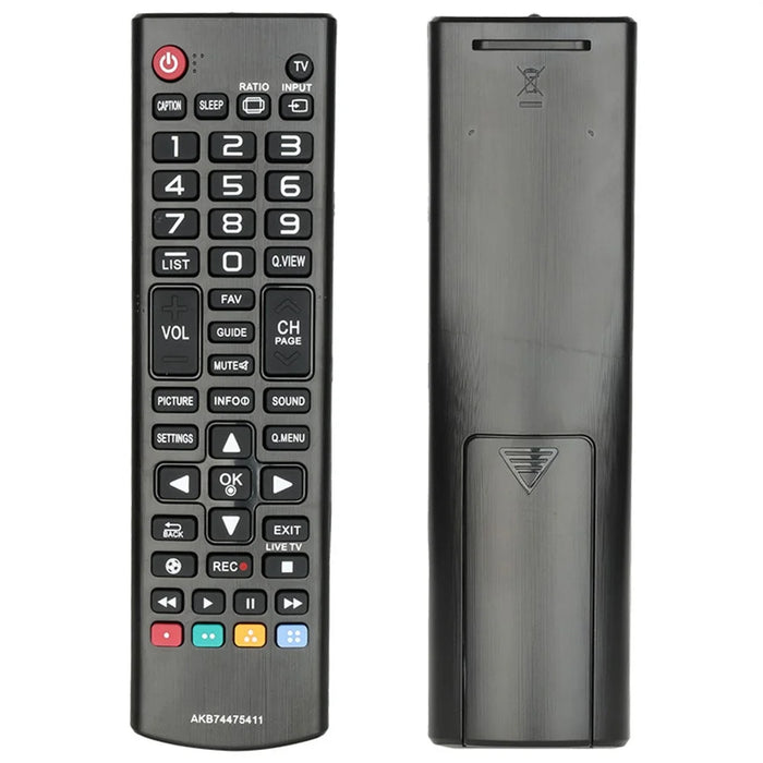 AKB74475411 Remote Control for LG TV 1-10m Range IR Infrared Ergonomic Wireless Replacement Handheld Controller - 1