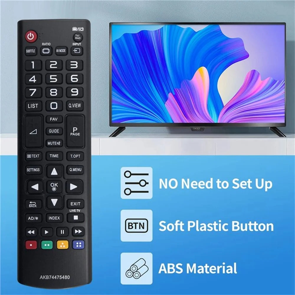 AKB74475480 Remote Control for LG TV Infrared Ergonomic Wireless Replacement Handheld IR Controller - 4