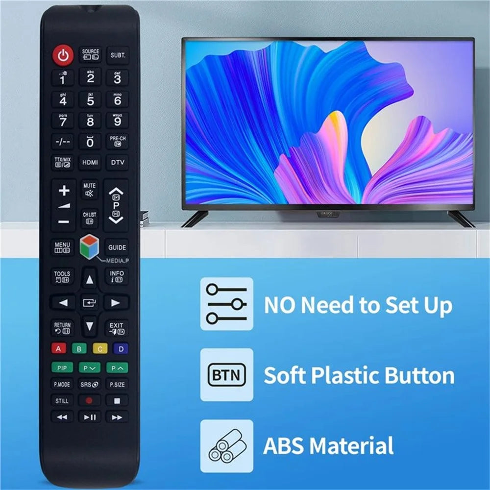 AA83-00655A Remote Control for Samsung TV Infrared Replacement 1-10m Range Handheld IR Controller - 5