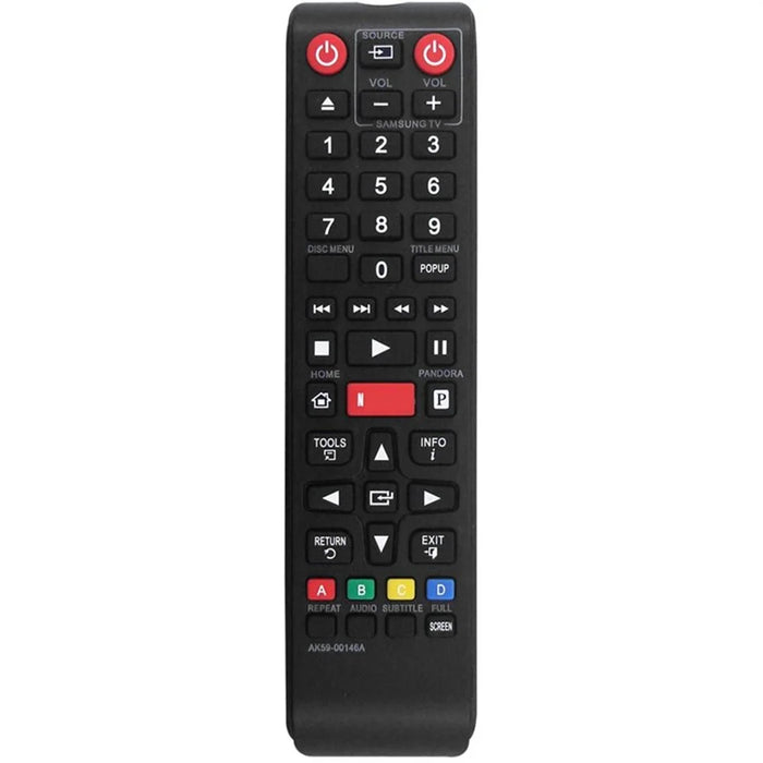 AK59-00146A Remote Control for Samsung Blu-ray DVD Player Battery Powered Replacement Handheld Infrared Wireless Controller - 1