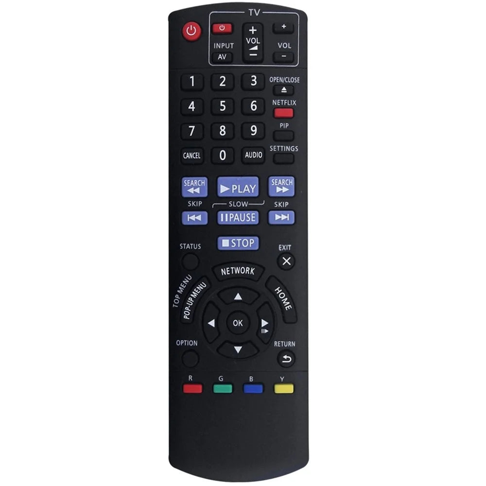 N2QAYB000734 Remote Control for Panasonic Blu-ray DVD Player 1-10m Range Replacement Infrared IR Controller - 1