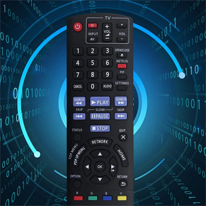 N2QAYB000734 Remote Control for Panasonic Blu-ray DVD Player 1-10m Range Replacement Infrared IR Controller - 5