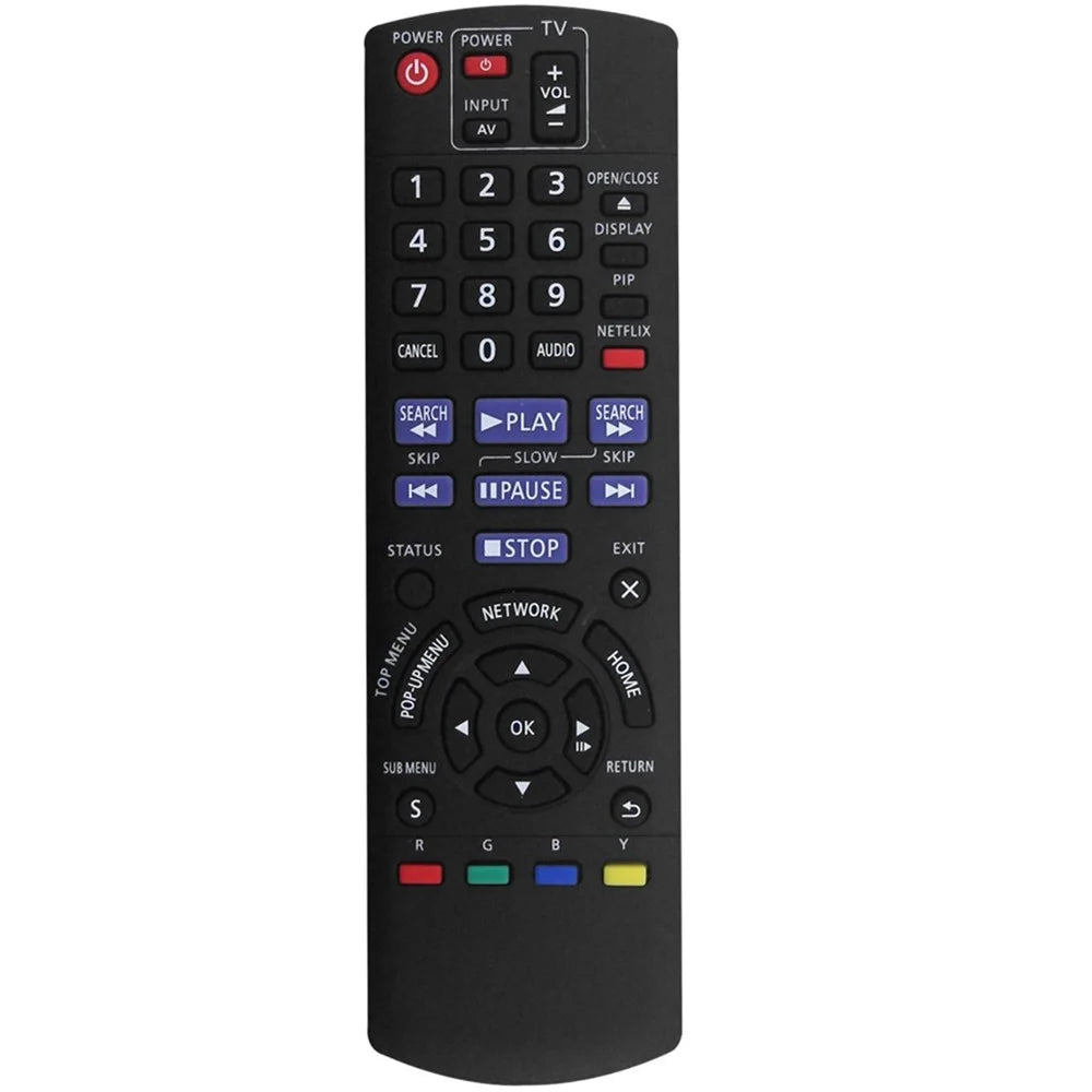 N2QAYB000575 IR Remote Control for Panasonic Blu-ray DVD Player Battery Powered Wireless Infrared Replacement Controller - 1