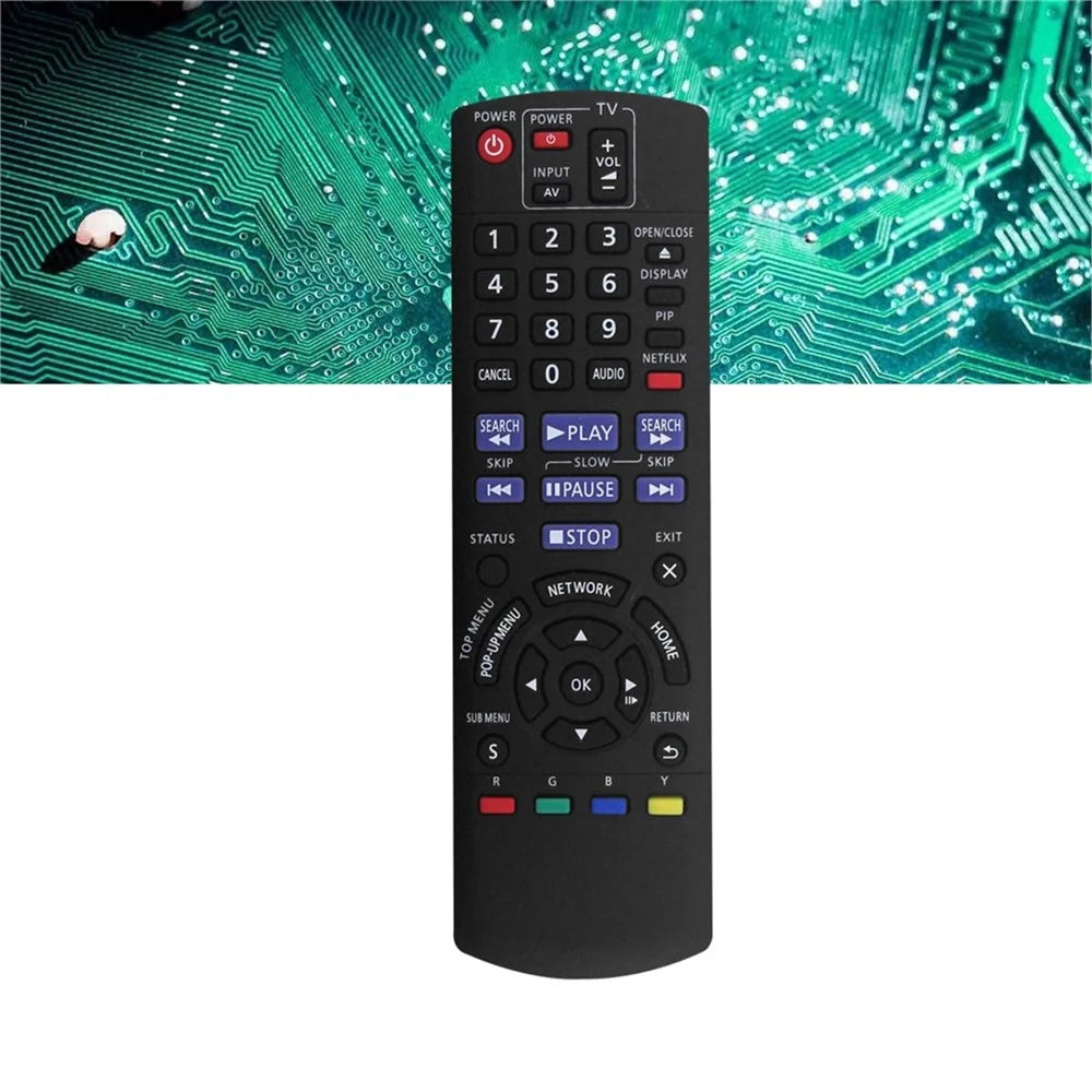 N2QAYB000575 IR Remote Control for Panasonic Blu-ray DVD Player Battery Powered Wireless Infrared Replacement Controller - 3