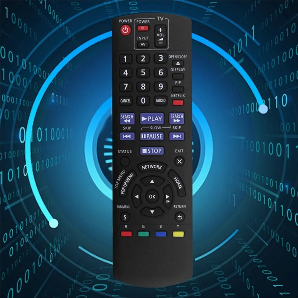 N2QAYB000575 IR Remote Control for Panasonic Blu-ray DVD Player Battery Powered Wireless Infrared Replacement Controller - 4