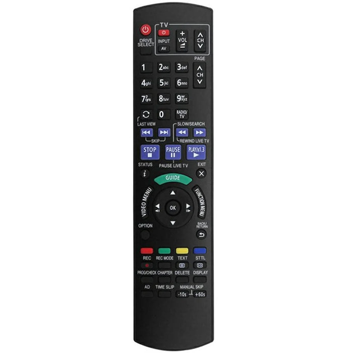N2QAYB001059 Remote Control for Panasonic Blu-ray DVD Player Ergonomic Infrared Wireless Replacement IR Controller - 1