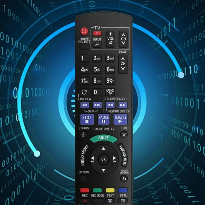 N2QAYB001059 Remote Control for Panasonic Blu-ray DVD Player Ergonomic Infrared Wireless Replacement IR Controller - 5