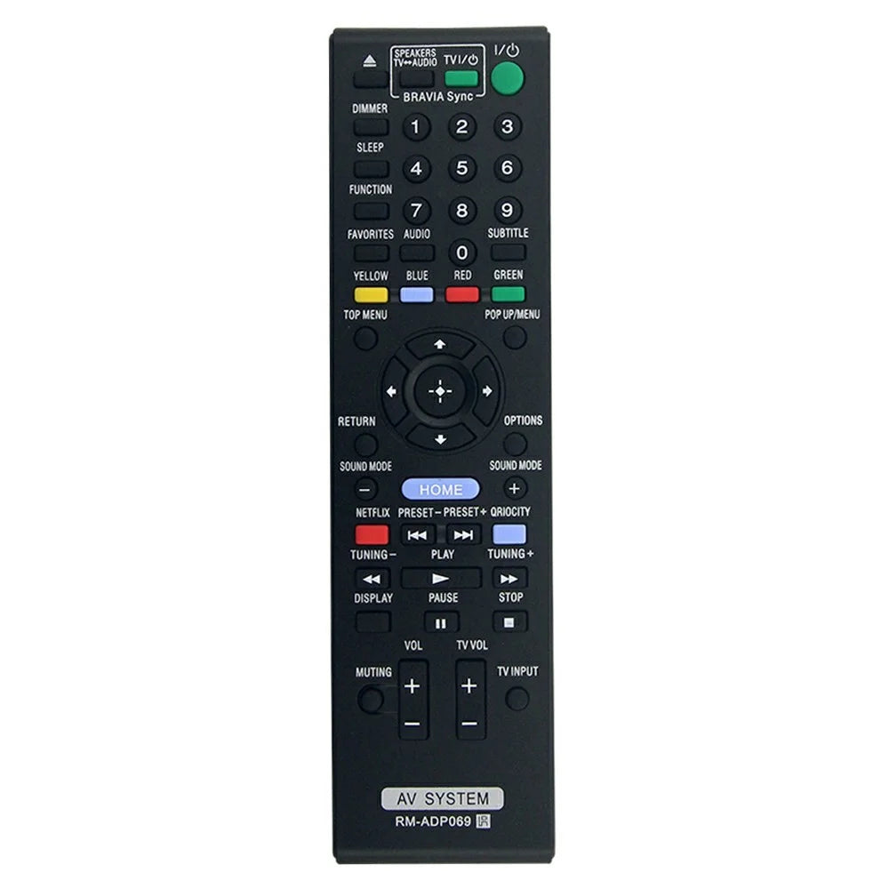 RM-ADP069 Remote Control for Sony DVD Amplifier Player Ergonomic IR Infrared Replacement Controller - 1