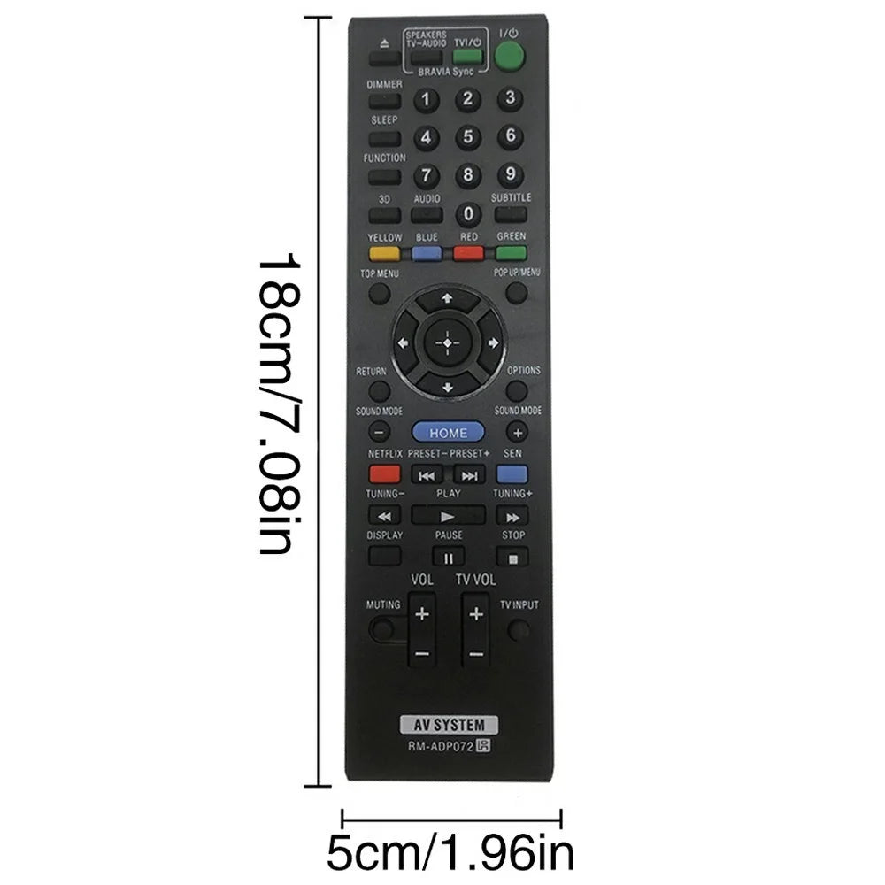 RM-ADP069 Remote Control for Sony DVD Amplifier Player Ergonomic IR Infrared Replacement Controller - 5