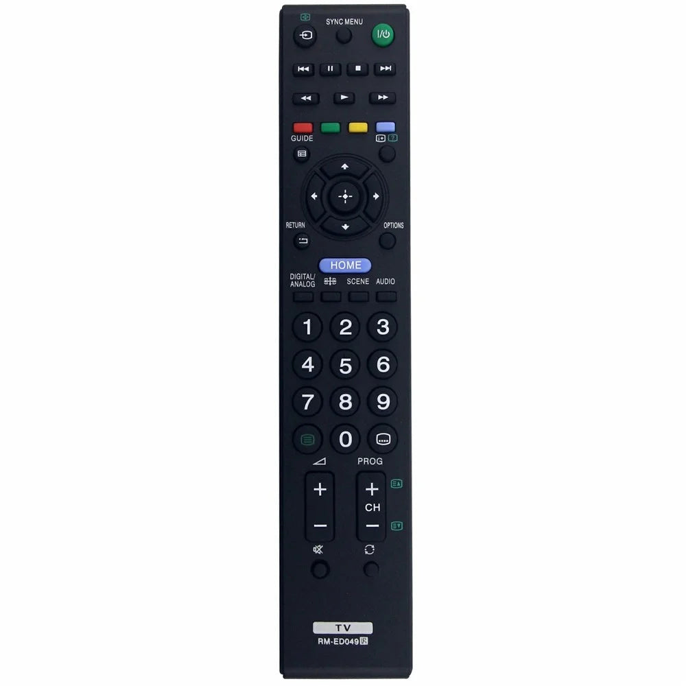 RM-ED049 Remote Control for Sony TV Ergonomic IR Infrared Replacement Smart Television Controller - 1