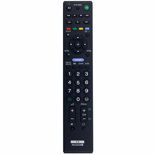 RM-ED049 Remote Control for Sony TV Ergonomic IR Infrared Replacement Smart Television Controller - 1