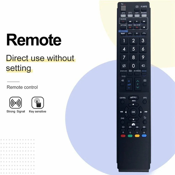 GA857WJSA Ergonomic Remote Control for Sharp TV Long-Distance Infrared IR Television Controller - 3