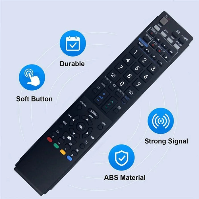 GA857WJSA Ergonomic Remote Control for Sharp TV Long-Distance Infrared IR Television Controller - 4