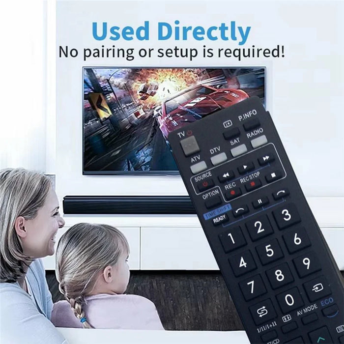 GA857WJSA Ergonomic Remote Control for Sharp TV Long-Distance Infrared IR Television Controller - 5