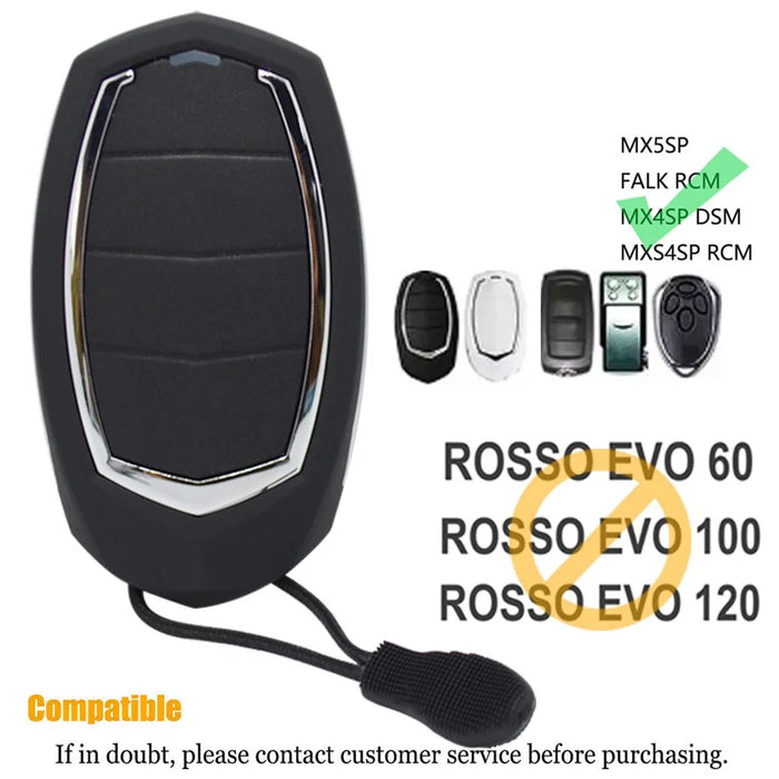 Garage Door Remote Control Rolling Code Opener Controller for MX5SP  /  FALK RCM  /  MX4SP DS  /  MXS4SP RCM - Black - 3